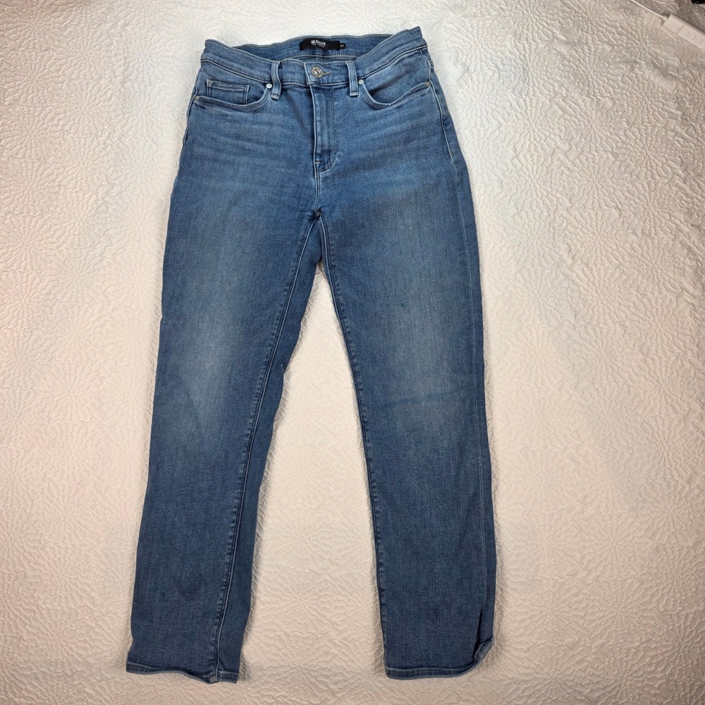 Hudson Los Angeles Nico Straight Leg Jeans Blue Medium Wash Womens Size‎ 27